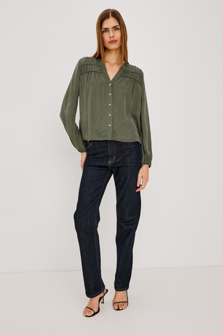 Cadence Woven Top