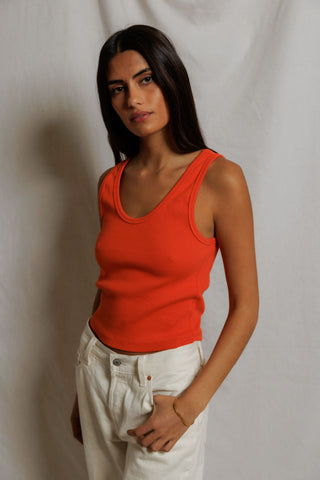 blondie - structured rib bra friendly tank