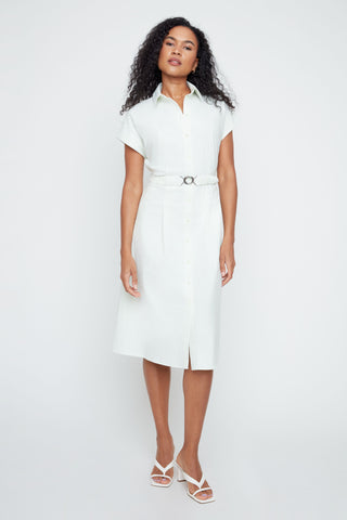 Seersucker Shirt Dress