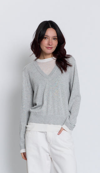 Coen Layered Vneck Sweater