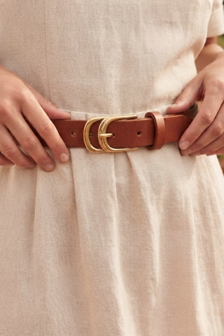 Infinity Belt – Classic Jean Belt  - Cognac