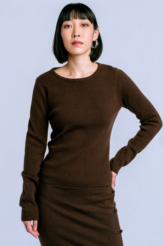 Millie Top In Chestnut