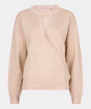 Crossover Shimmer Sweater