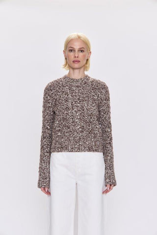 Quinn Shrunken Fisherman Sweater