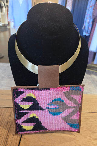 Kilim Pendant Necklace