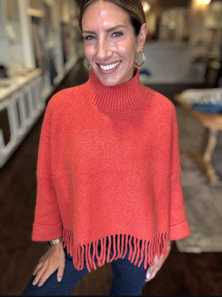 Sachi Aja Sweater In Tangerine