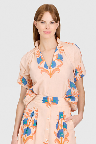 Merritt Top In Pink Sands