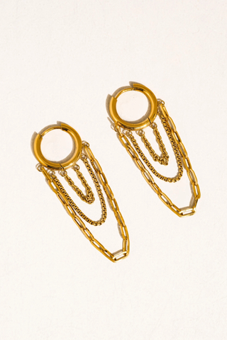 Vianne Multi Chain Drop Earrings