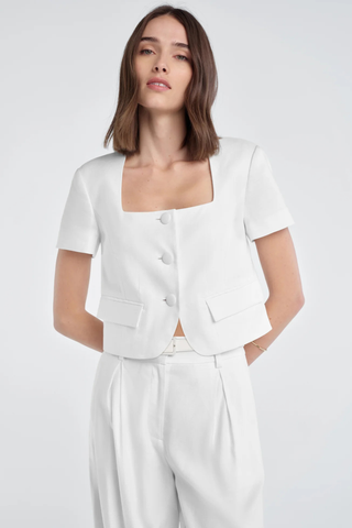 The Mayfair Linen Top